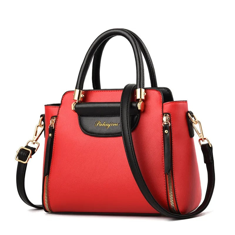 2025 Color-Block Shoulder Bag