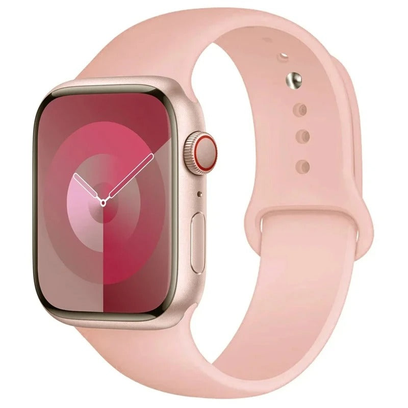 “Apple Watch Silicone Sport Band (38-49mm) – Series 5–11, SE, Ultra 3”