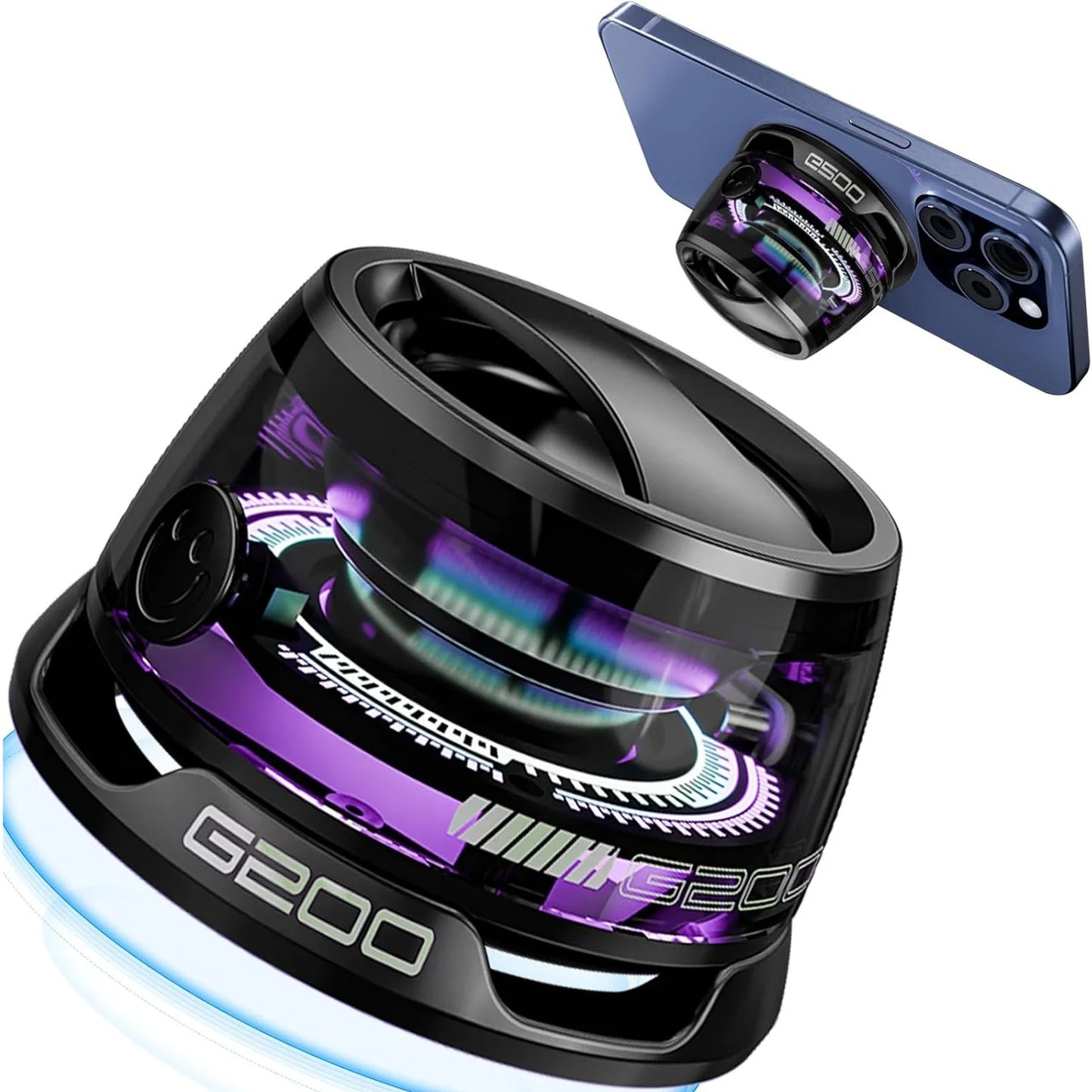 🔊🌈 HECATE G200 Bluetooth Speaker – RGB Lights & Phone Holder