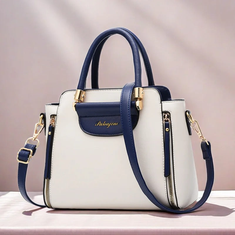 2025 Color-Block Shoulder Bag