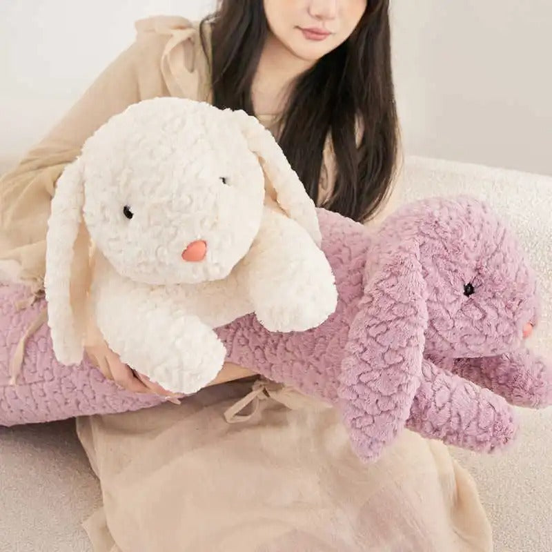 Long Rabbit Plush Body Pillow – Cute & Comfy Cushion
