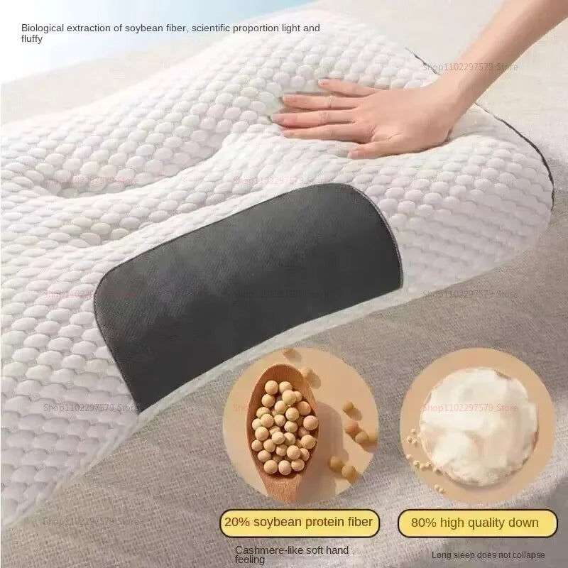 Orthopedic Cervical Support Pillow – Non-Deforming Massage Sleep Pillow