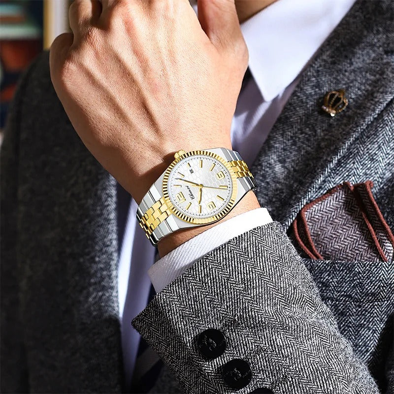 “CHENXI Men’s Luminous Circular Dial Quartz Watch – Fashion & Business”