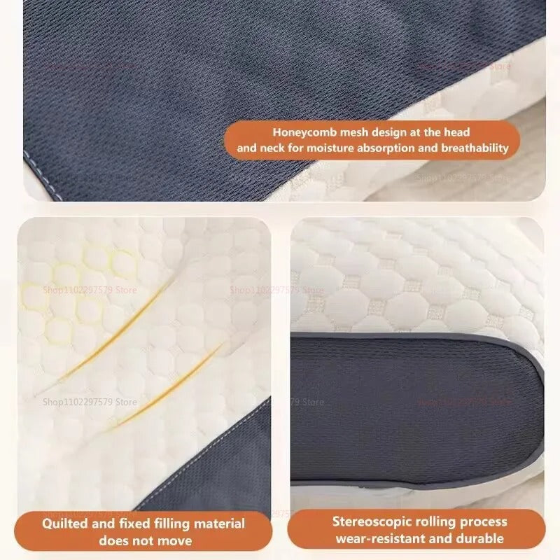 Orthopedic Cervical Support Pillow – Non-Deforming Massage Sleep Pillow