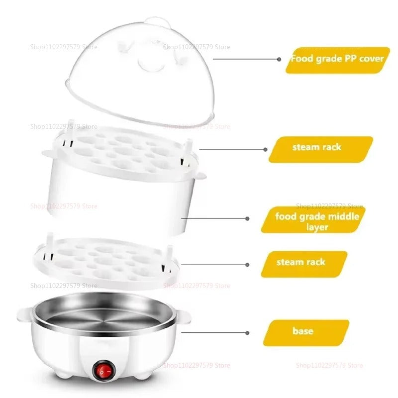 🍳⚡ Electric Egg Cooker – Rapid & Multifunctional