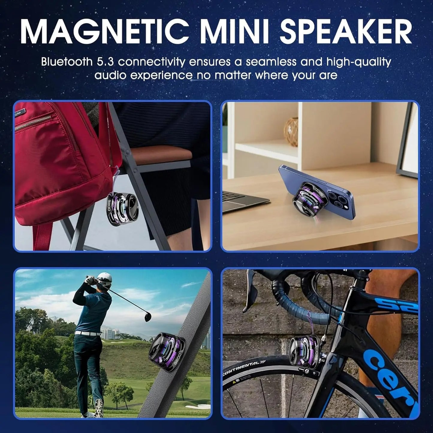 🔊🌈 HECATE G200 Bluetooth Speaker – RGB Lights & Phone Holder