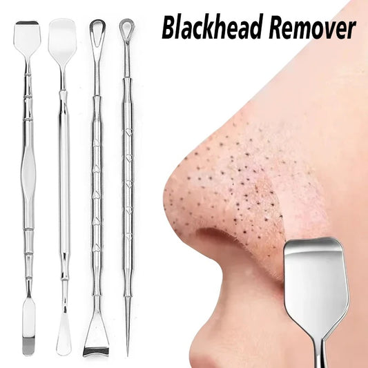 🖤🔧 Blackhead & Pimple Remover Tool – Deep Clean Tweezers